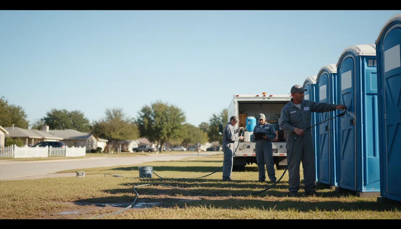 Long-Term Portable Toilet Rental in Clinton, MS near me